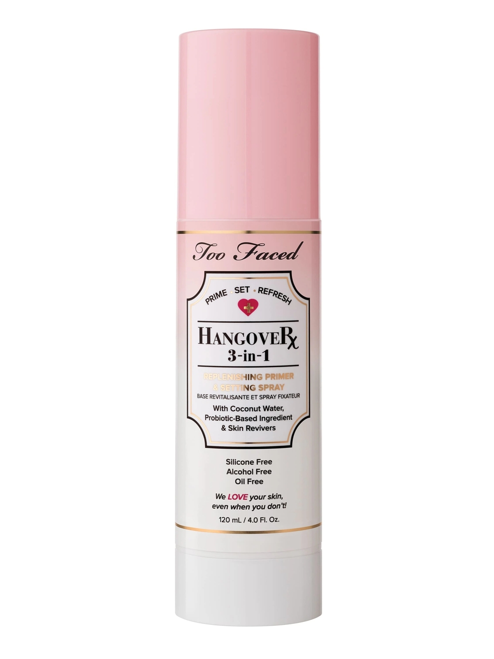 Too Faced Hangover 3-in-1 Replenishing Primer & Setting Spray 120 mL